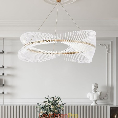 Postmoderne Strip Circle Pendelleuchte Postmoderne Strip Circle Pendelleuchte