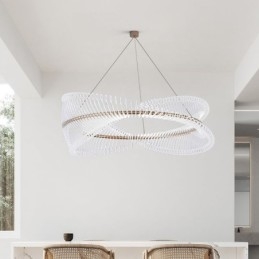 Postmoderne Strip Circle Pendelleuchte