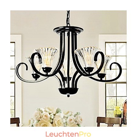 Vintage-Kronleuchter im europäischen Stil mit 5 Lichtern und gehörntem Arm Vintage-Kronleuchter im europäischen Stil mit 5 Lichtern und gehörntem Arm
