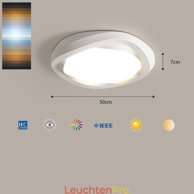 Dimmbare Vollspektrum-Augenschutz-Mehrfarben-moderne Unterputz-Deckenleuchte Innenbeleuchtung