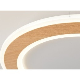 Runde Holz Moderne Unterputz Deckenleuchte Innenbeleuchtung