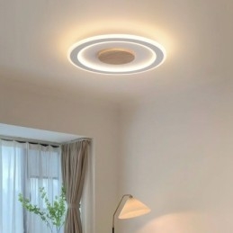 Runde Holz Moderne Unterputz Deckenleuchte Innenbeleuchtung