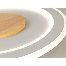 Runde Holz Moderne Unterputz Deckenleuchte Innenbeleuchtung