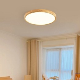 Runde Holz Moderne Unterputz Deckenleuchte Innenbeleuchtung
