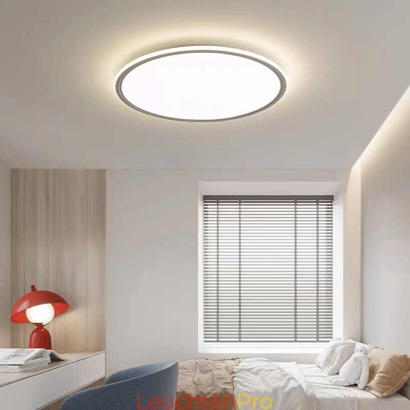 Nordic 3,5 cm Dicke Runde Vollspektrum Augenschutz Indoor Dimmbare Deckenleuchte