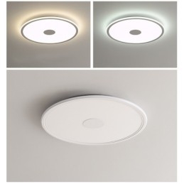 Nordic 3,5 cm Dicke Runde Vollspektrum Augenschutz Indoor Dimmbare Deckenleuchte
