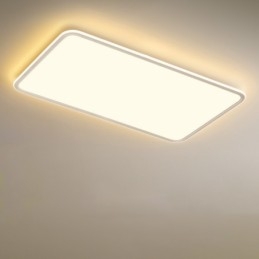 Moderne große dimmbare rechteckige Deckenleuchte für den Innenbereich