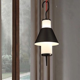 Kronleuchter im Mini-Stil, moderne zeitgenössische Pendelleuchte aus Metall