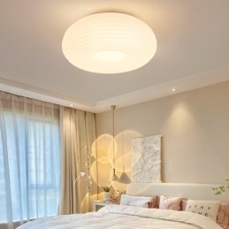 Dimmbare Vollspektrum-Augenschutz-Deckenleuchte, rund, modern, flächenbündig