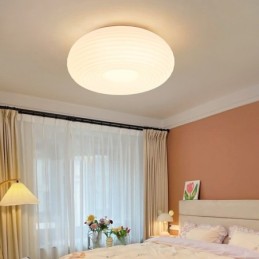 Dimmbare Vollspektrum-Augenschutz-Deckenleuchte, rund, modern, flächenbündig
