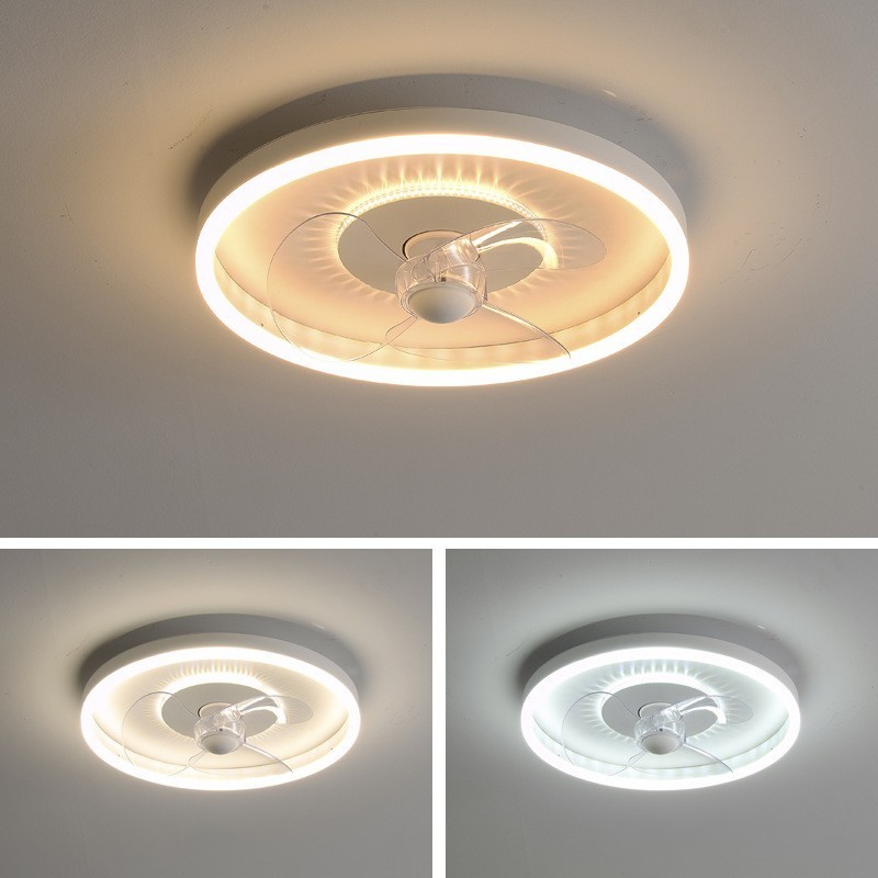 Modernes, rundes, ultradünnes, leises, unsichtbares Vollspektrum-Augenschutzlicht, dimmbar, bündig montiert