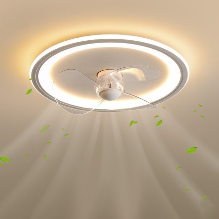 Nordic Round Ultradünnes, leises, unsichtbares, dimmbares, bündig montiertes Lüfterlicht, Vollspektrum-Augenschutz Nordic Round Ultradünnes, leises, unsichtbares, dimmbares, bündig montiertes Lüfterlicht, Vollspektrum-Augenschutz