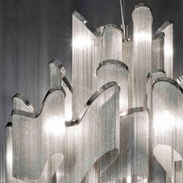 Quasten Extra große Kronleuchter Designer Deckenpendelleuchte
