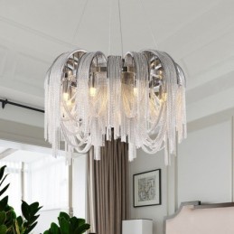 Quasten Extra große Kronleuchter Designer Deckenpendelleuchte