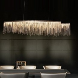 Quasten Extra große Designer-Deckenpendelleuchte Insel