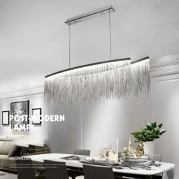 Quasten Extra große Designer-Deckenpendelleuchte Insel