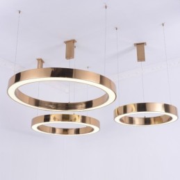 1-flammige, moderne Pendelleuchte aus Stahl mit Acrylschirm