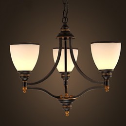 Retro Minimalist Deckenleuchten Europäischen Stil Glas Deckenleuchten Lampe