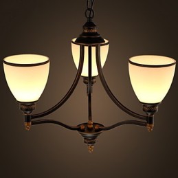 Retro Minimalist Deckenleuchten Europäischen Stil Glas Deckenleuchten Lampe