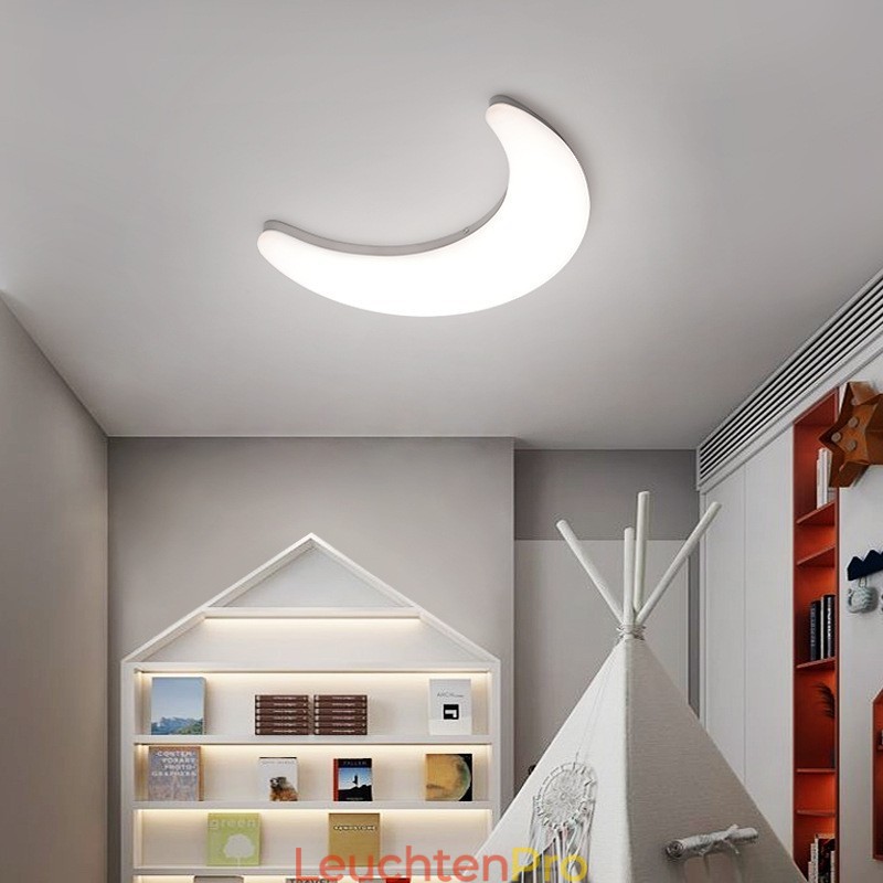 20W Nordic Indoor Mond Form Kinderzimmer Wandleuchten Deckenleuchten