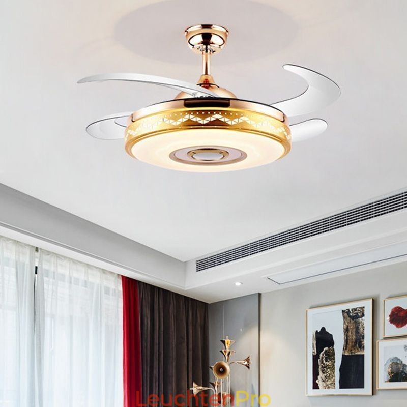 Modernes, elektrisch betriebenes Deckenventilator-Wechselrichter-Ventilatorlicht