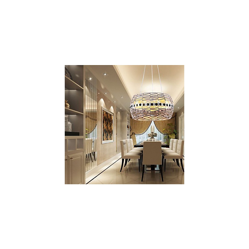 Rattan Kunstlampe Pendelleuchte Handgewebt