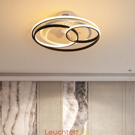 Moderne Deckenleuchten Kreisringe Designer Deckenventilator Moderne Deckenleuchten Kreisringe Designer Deckenventilator