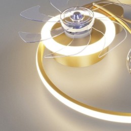 Deckenventilator mit Lichtern Dekor Ventilator Lampe Acryl