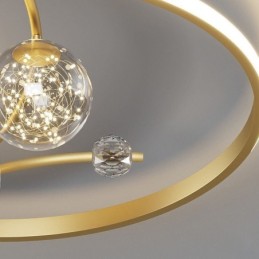 Deckenventilator mit Lichtern Dekor Ventilator Lampe Acryl