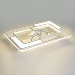 Moderne rechteckige Deckenventilatorleuchten