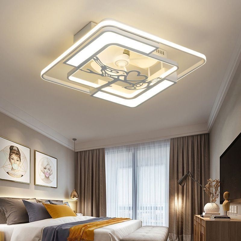 Deckenventilatoren im europäischen Stil mit Licht