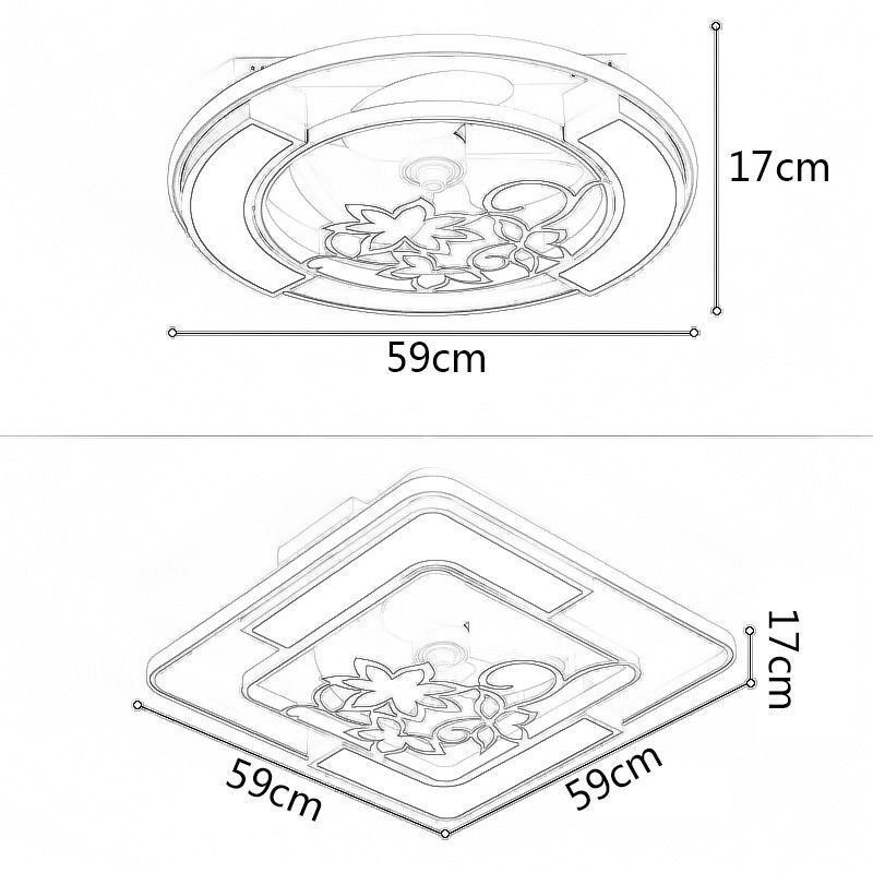 Deckenventilatoren im europäischen Stil mit Licht