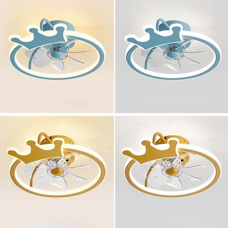 Cartoon Deckenventilator Licht Kreative Deckenleuchte Kinder