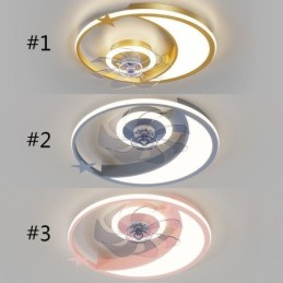Mond Deckenventilator Licht Kreativität Deckenlampe