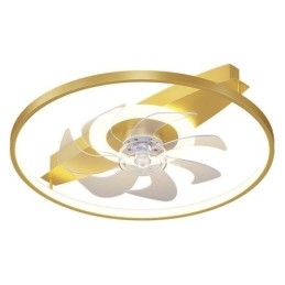 Moderner Deckenventilator mit Lichtern Fernbedienung Ventilador Lampe