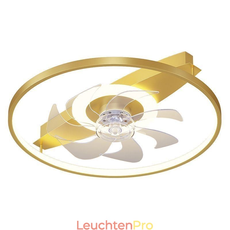 Moderner Deckenventilator mit Lichtern Fernbedienung Ventilador Lampe