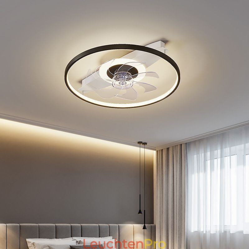 Moderner Deckenventilator mit Lichtern Fernbedienung Ventilador Lampe
