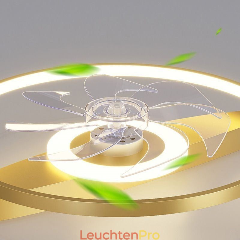 Moderner Deckenventilator mit Lichtern Fernbedienung Ventilador Lampe