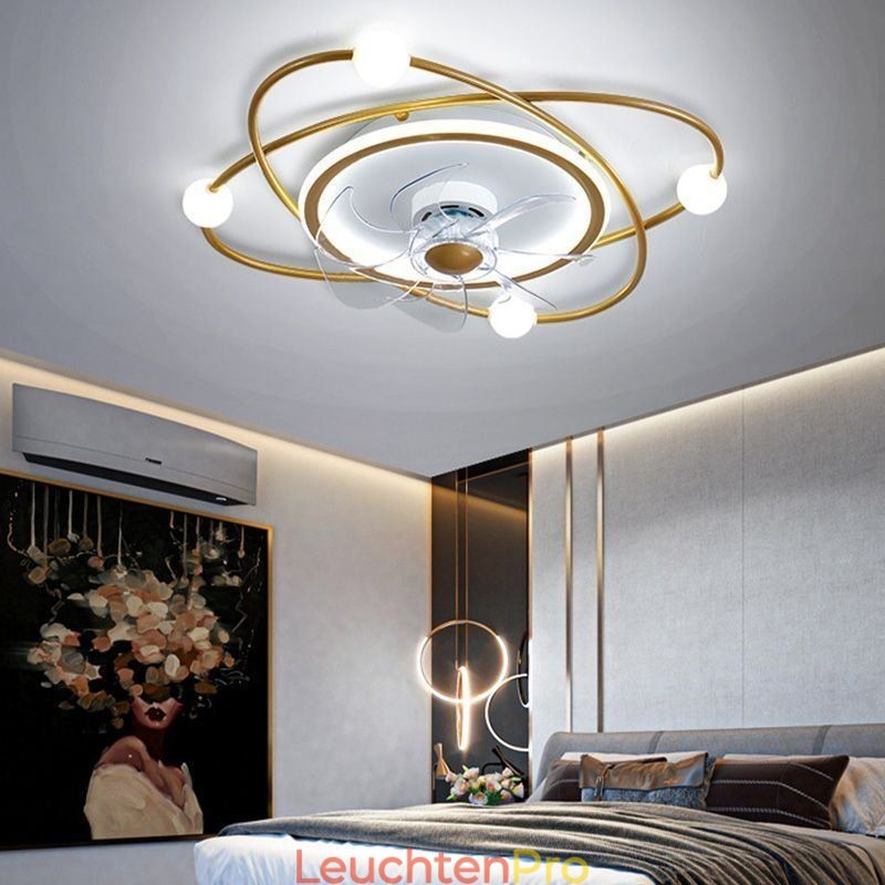 Moderne Deckenventilatoren Innenbeleuchtung Esszimmer