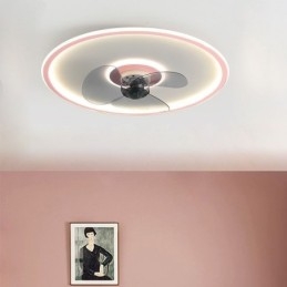 Macaron Deckenventilator Licht Fernbedienung Dekor Ventilateur