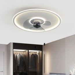 Macaron Deckenventilator Licht Fernbedienung Dekor Ventilateur