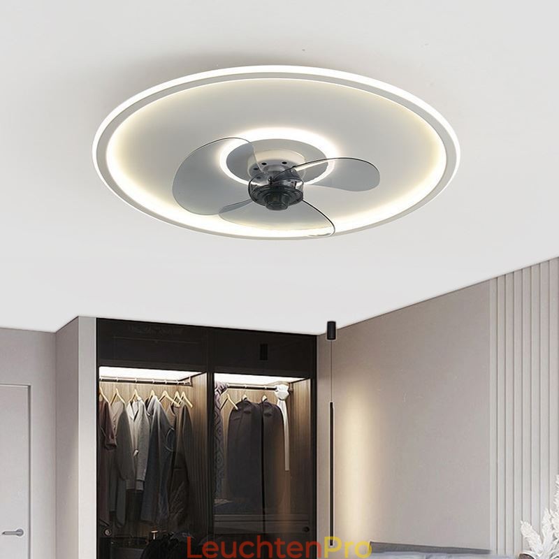 Macaron Deckenventilator Licht Fernbedienung Dekor Ventilateur