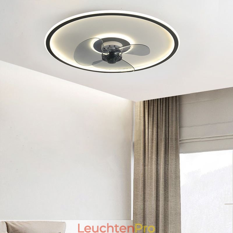 Macaron Deckenventilator Licht Fernbedienung Dekor Ventilateur