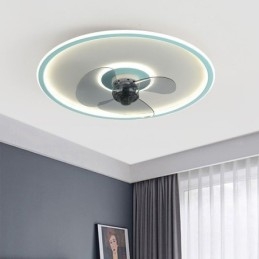 Macaron Deckenventilator Licht Fernbedienung Dekor Ventilateur