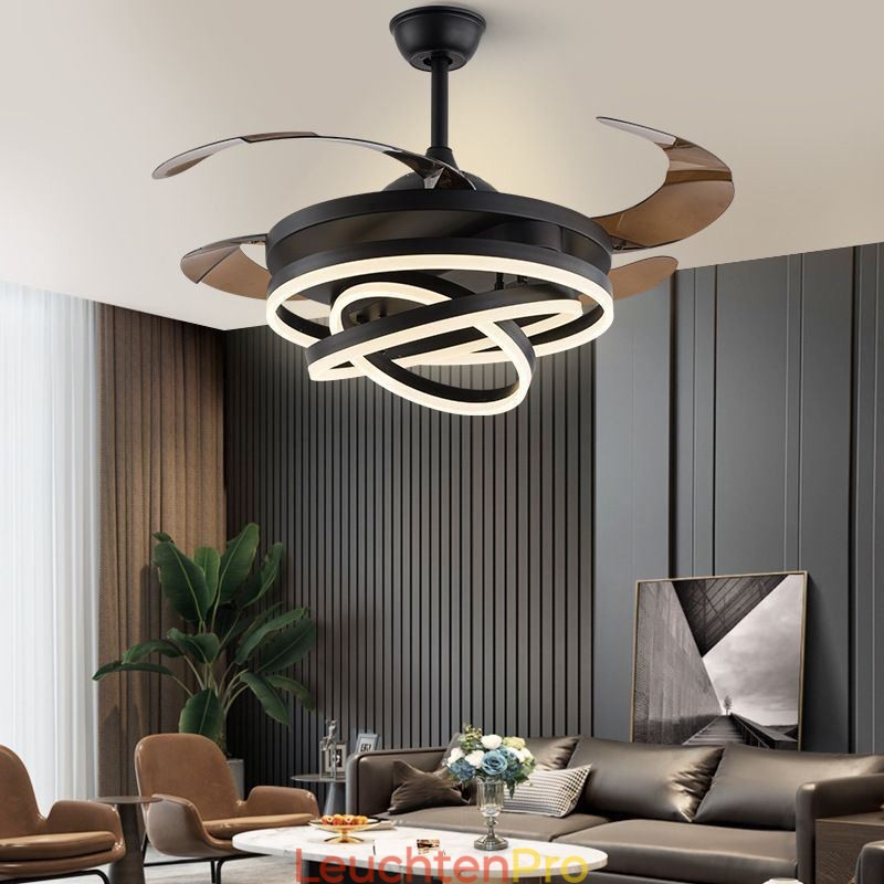 Kreativer Inverter-Ventilator-Kronleuchter-Ventilator-Licht