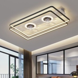 Moderner Deckenventilator mit Beleuchtung und Fernbedienung