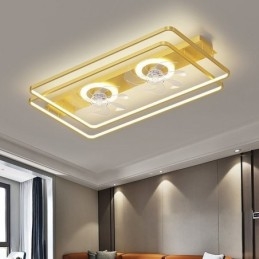 Moderner Deckenventilator mit Beleuchtung und Fernbedienung
