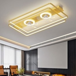 Moderner Deckenventilator mit Beleuchtung und Fernbedienung