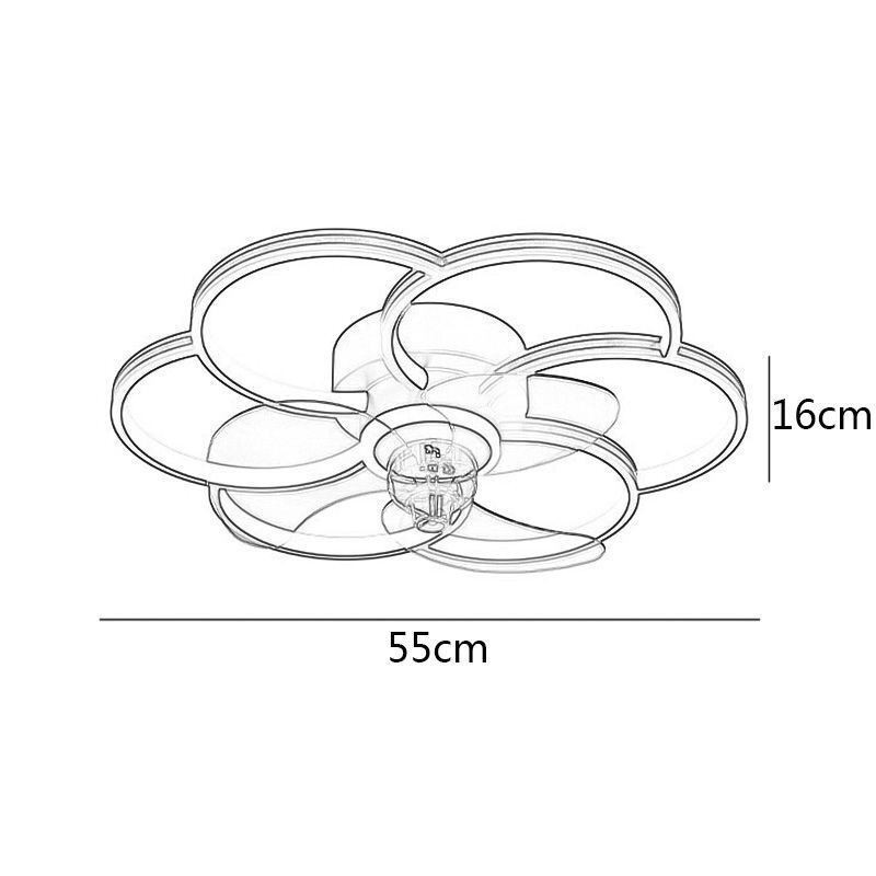 Deckenventilatoren mit Lichtern Kronleuchter Ventilateur