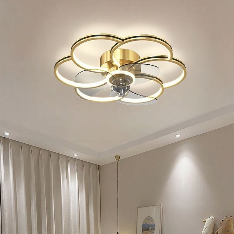 Deckenventilatoren mit Lichtern Kronleuchter Ventilateur